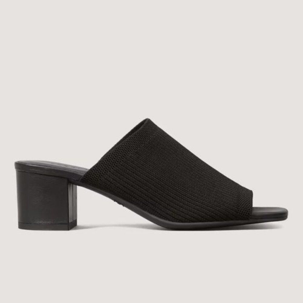 NEW Everlane The Glove Mule Sandal Womens Sz 11 Black Re Knit‎